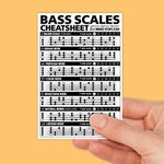 Bass Scales Cheatsheet Laminated an