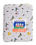 Berkshire Blanket & Home Co. Peanuts Halloween Fall Themed Sheet Sets (Gray - Bats, Stars, Full Moons, Queen)