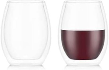 Bodum SKÅL Double Wall Merlot Glass 2 pc. Set