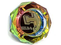 Rizla Crystal Glass Ashtray, Official Licensed Rizla Astray (Multi Rainbow)