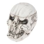 Line Art Tattoo White Skull Resin Ink Cup Holder