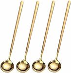 4 PCS 6.7 Inches Coffee Spoons, Sti