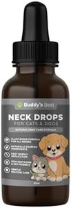 Wormwood Neck Drops for Cats & Dogs – Natural Coat Care Formula | Digestive Intestinal Support Supplement Drops | Plant-Based Topical Solution | Easy Application | Suitable for All Breeds – 50ml