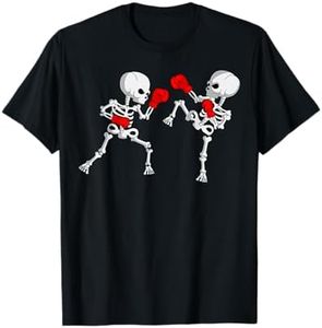Kickboxing Skeleton Kickboxer Boxing MMA T-Shirt
