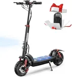 isinwheel GT2 Electric Scooter Adults 11" Off Road Tires, 1000W Motor E-Scooter Up to 37 Miles Long Range, 28 MPH Top Speed, Foldable Scooter for Adults, Turn Signal & Dual Suspension