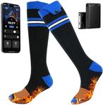 Minthouz Heated Socks for Men Women, 6000mAh Battery Rechargeable Heating Electric Socks, APP Control, Gifts for Outdoor Work Hunting, Fishing, Skiing, Hiking, Camping, Cycling