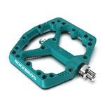 ROCKBROS Mountain Bike Pedals Flat MTB Pedals Nylon Fiber Bicycle Platform Pedals for Road Mountain BMX MTB Bikes Blue