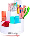 Desk Pencil Pen Holder 7 Slots 360°