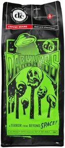 dc Coffee The Darkness Strong Espresso Blend - Vanilla, Almond and Dark Chocolate Flavor - Embrace the Monstrous Brew, Where Flavor Meets Fear - (Whole Coffee Beans, 1Kg)