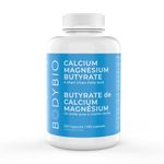 Gut Health Supplement 250 Caps - Butyrate + Calcium + Magnesium | The Ultimate Postbiotic | No Bloating | No Gas | Great Poops | Supports Healthy Digestion | Leaky Gut Repair | No Filler or Additives by BodyBio