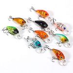 Fishing Lures Kit Spoon Spinnerbaits Swimbait Crankbaits Minnow Variety Kit Spinner Salmon Spoons Walleye Assorted Metal Hard Lures Bait