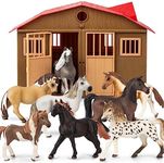 8 in 1 Horse Toy Set for Girl Age 6