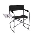 Stansport g-409 Camping Chair 4Leg (S) Black, Stainless Steel Camping Chair