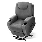 Artiss Massage Chair Grey Fabric Re