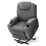 Artiss Massage Chair Grey Fabric Re