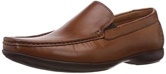 Clarks Men's Finer Sun Leather Loafers and Mocassins - 10 UK Brown