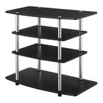 Convenience Concepts Designs2Go No Tools Highboy TV Stand, Black