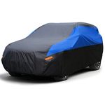 XicBoom SUV Car Cover Waterproof All Weather,SUV Cover Full Exterior Cover Windproof Outdoor Full Car Cover UV/Snow/Hail/Dust Protection Fit SUV Jeep-Length 190" to 200"