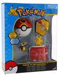 Pokémon Plastic Throw 'n' Pop Pikachu and Poke Ball/Cubone and Repeat Figure Set (Multicolour)