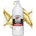 32 oz Salmon Oil for Dogs & Cat's, 100% Pure Atlantic Salmon Oil, Supplemental Fish Oil for Healthy Dog's Coats, Omega 3 Dog Fish Oil Liquid for Coats and Itchy Dry Skin, Helps with HIPS & Joints.