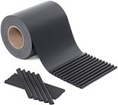 SONGMICS GPJ035H PVC Privacy Screen Strips 35 m x 19 cm Extra Thick and Opaque with 25 Clips Anthracite, Charcoal, 0.19 x 35 m