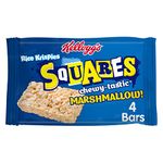 Kellogg's Rice Krispies Squares Marshmallow Snack Bars Box, 4 x 28g