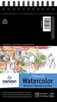 Canson Artist Series Montval Watercolor Paper, Wirebound Pad, 5.5x8.5 inches, 12 Sheets (140lb/300g) - Artist Paper for Adults and Students - Watercolors, Mixed Media, Markers and Art Journaling