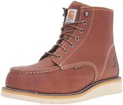 Carhartt CMW6275 Men's 6-Inch Waterproof Tan Wedge Boot Steel Toe Work, 8 M US