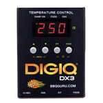 DigiQ DX3 BBQ Temperature Controller Black and Digital Meat Thermometer for Big Green Egg, Kamado Joe, Weber, and Ceramic Grills