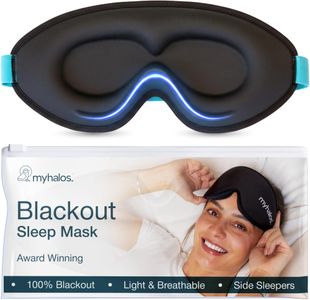 MyHalos Blackout Sleep Mask – Light Blocking Eye Cover for Sleeping