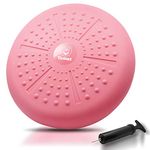 Tumaz Wobble Cushion - Wiggle Seat to Improve Sitting Posture & Stay Focused for Sensory Kids, Balance Disc to Relief Back Pain & Core Strength & Flexible Seating [Extra Thick, Pump Included]