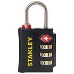 Stanley 30 mm TravelMax Combination Padlock - Black