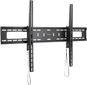 VIVO Extra Large Heavy-Duty 60 to 100 inch LCD LED Curved and Flat Panel Screen, TV Wall Mount Bracket with Max 900x600mm VESA, Black, MOUNT-VW100T