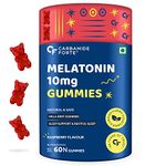 Carbamide Forte Melatonin 10mg sleep Gummies for Men & Women | Sleep Supplements- 60 Veg Gummies