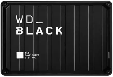 WD_BLACK 5TB P10 Game Drive, Portable External Hard Drive, Works with Playstation, Xbox, & PC - WDBA3A0050BBK-WESN