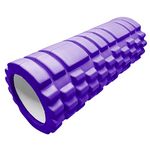 Massage Foam Roller,13 Inch EVA Yoga Roller for Deep Tissue Muscle Massage Stick,Massage Trigger Point Foam Roller,Fitness Roller,Relaxation Roller, Purple