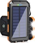 𝟮𝟬𝟮𝟰 𝙐𝙥𝙜𝙧𝙖𝙙𝙚 Solar Charger Power Bank, 38800mAh Portable Charger Fast Charger Dual USB Port Built-in Led Flashlight and Compass for All Cell Phone and Electronic Devices