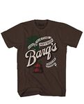 Barq's Root Beer Shirt Soda Pop Drink Funny Classic Vintage Logo Men's T-Shirt, Brown, 3XL