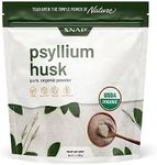 Snap Supplements Psyllium Husk USDA Organic Powder, Support Healthy Gut, Cleanse Digestive System, Aids Digestive Health, Non-GMO, Pure Organic Powder, 2LB