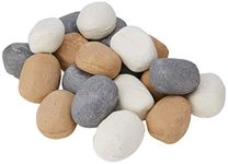 20 Mixed Gas fire Ceramic Pebbles Replacements/Bio Fuels/Ceramic (Mixed/White/Beige/Grey) TO COALS 4 U