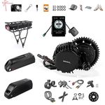 Bafang 1000W Mid Drive Kit,Bafang BBSHD BBS03 Ebike Conversion Kit for Moutain Road Bike,City Bike,Tricycle(No Battery)