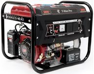 T-MAX Portable Petrol Generator 6000-WE ~ 3.0 KVA 8HP ~ Quiet Power Electric Key Start (Electric Key Start/Recoil Start)