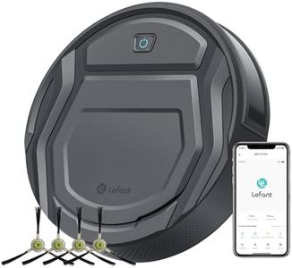 Lefant Robot Vacuum Cleaner, 6 Cleaning Modes, Schedule Time, WiFi/APP/Alexa, 2200Pa Suction, 120 Min Runtime, Self-Charging Robotic Vacuum, Slim, Quiet, Ideal for Pet Hair, Hard Floors(M210 Pro)