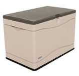Lifetime 60103 Deck Storage Box, 80 Gallon, Desert Sand/Brown