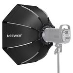 NEEWER 26''/65cm Octagonal Softbox Quick Release, with Bowens Mount, Carrying Bag Compatible with Neewer CB60 CB100 CB150 Vision 4 S101-300W/400W and Other Bowens Mount Light -SF-RPBO26