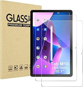 [2 Pack] T Tersely Screen Protector for Lenovo Tab M10 (3rd Gen) 10.1", Tempered Glass Protective Film Guard for Lenovo Tab M10 10.1 inch