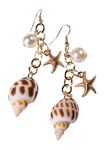 Forum Novelties 75005 Mermaid Earrings, Womens, One Size