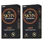 SKYN® Large (XL/King Size) Non-Latex Condoms, Pack of 10 x 2