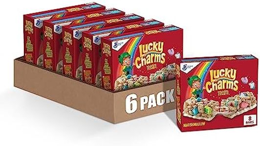 Lucky Charms Breakfast Cereal Treat Bars, Snack Bars, 6.8 oz, 8 ct (Pack of 6)