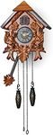 TIMEGEAR Cuckoo Wall Clock with Nig